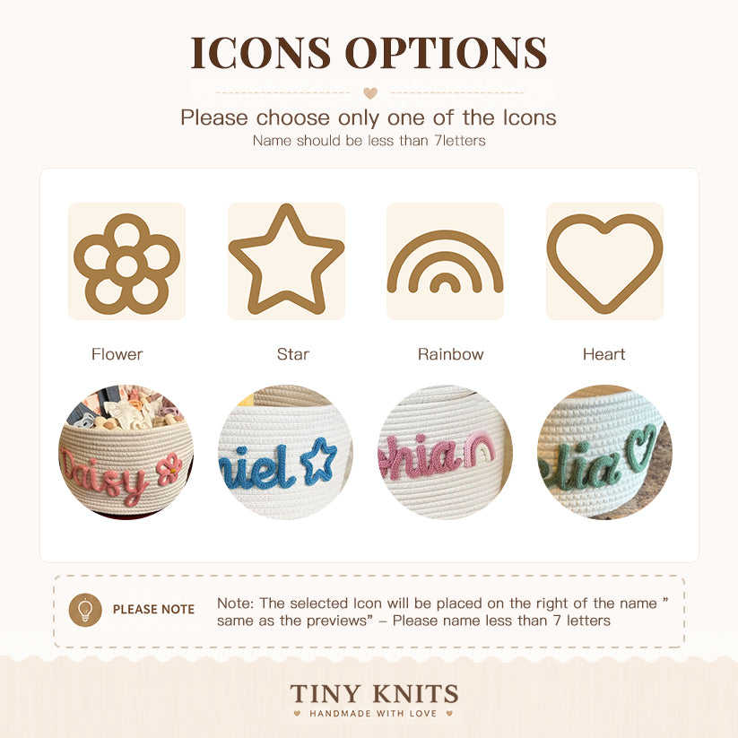 Personalized Baby Name Basket